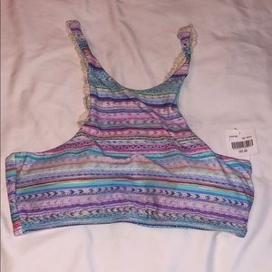 Crochet back bikini top